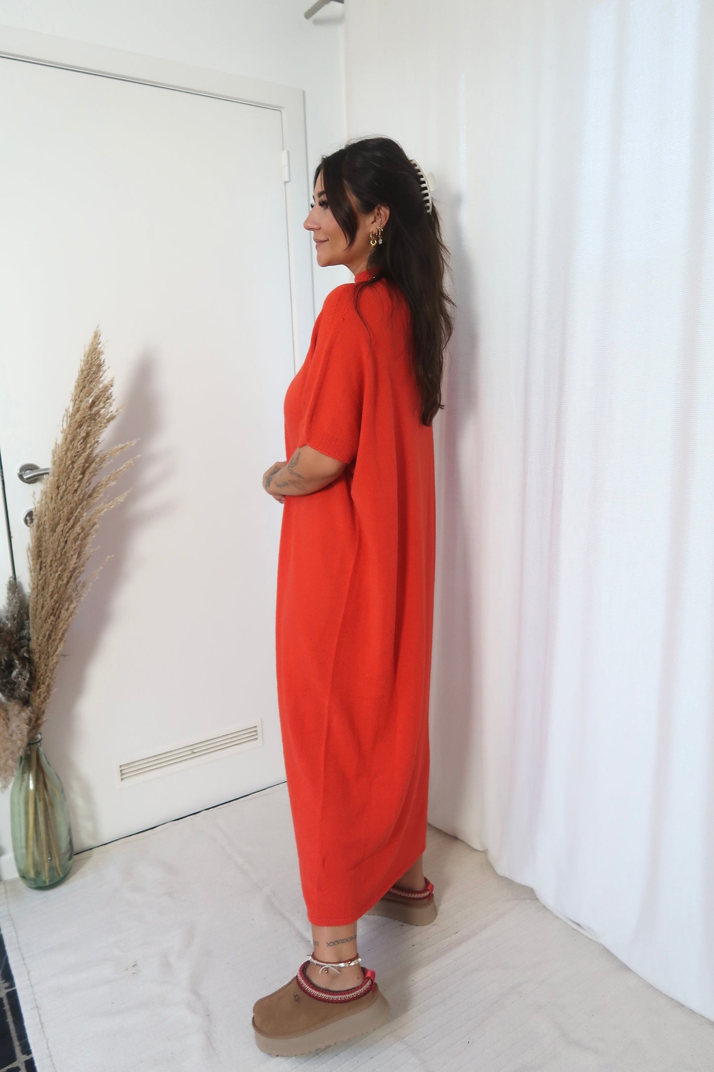 Lima dress red
