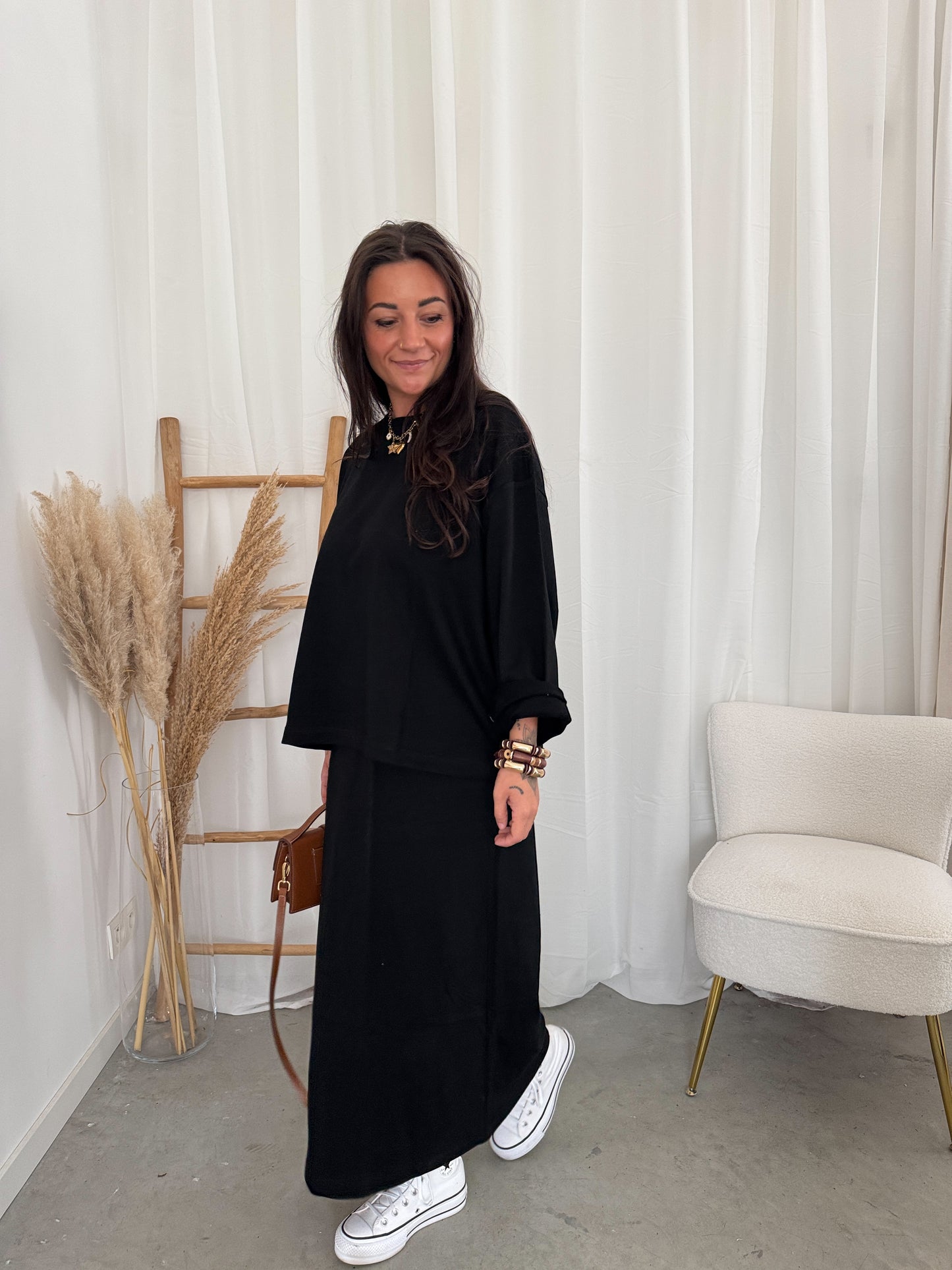 Sally top black