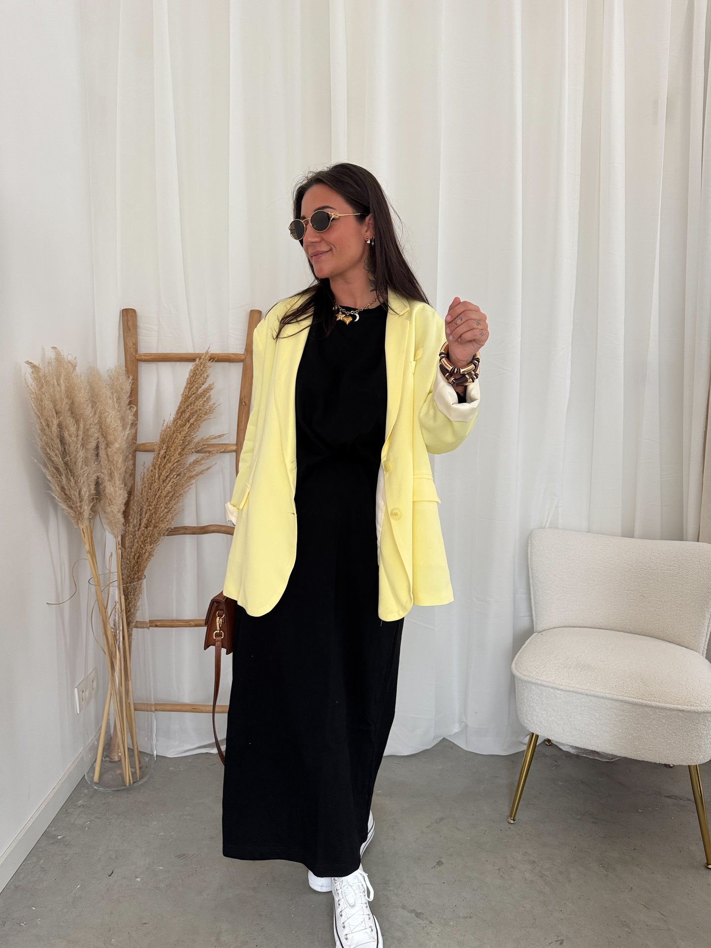 Sporty blazer yellow