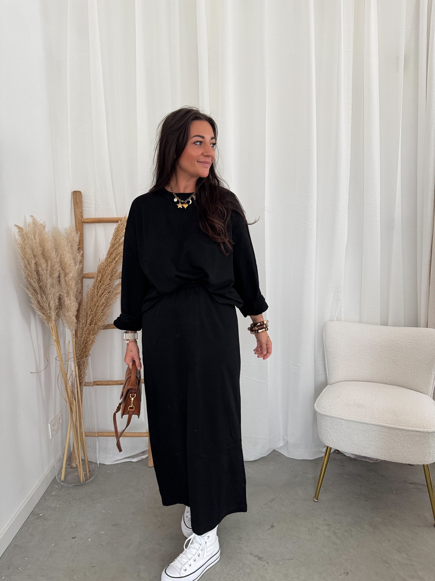 Sally top black