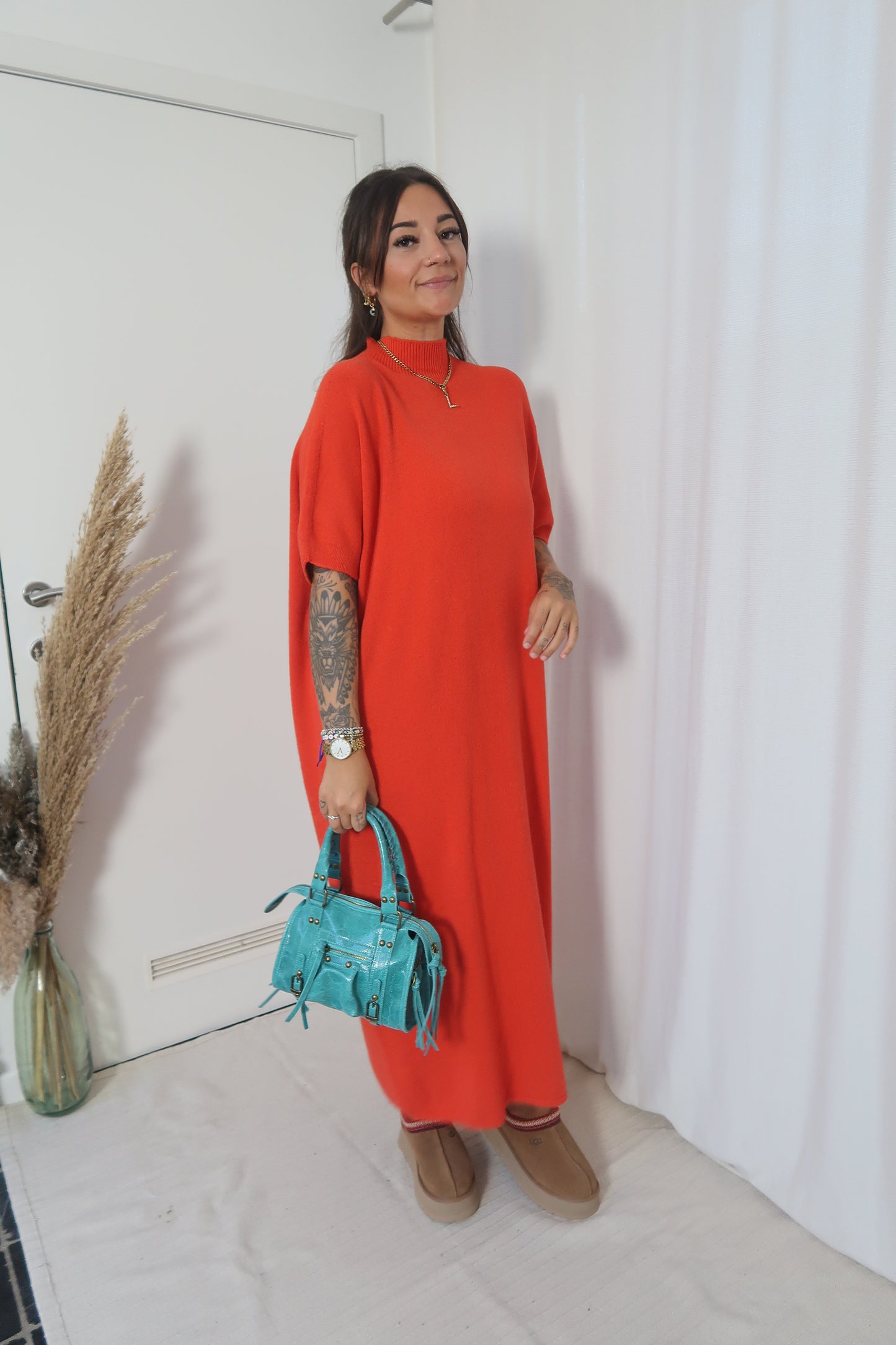Lima dress red