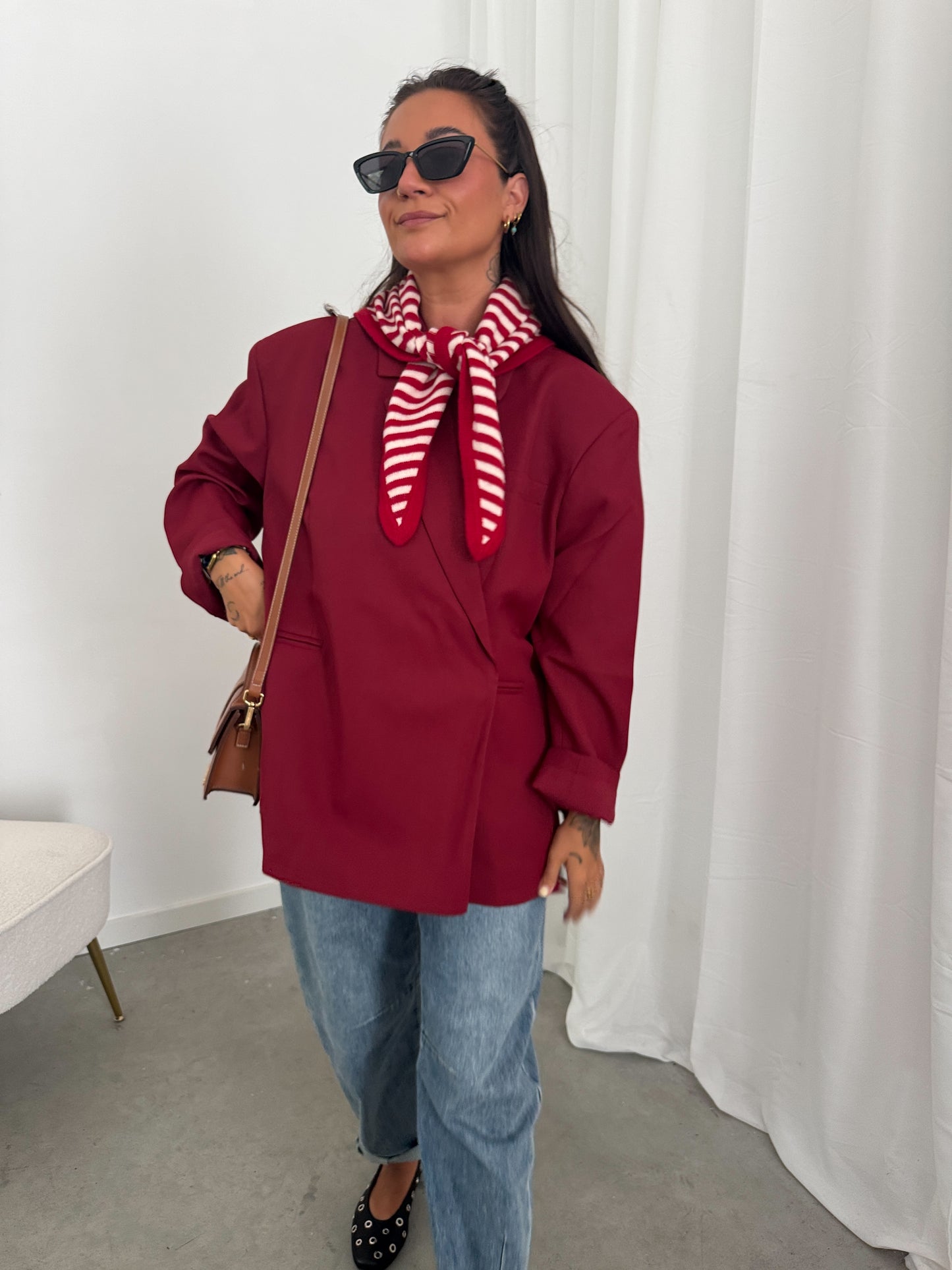 Elli blazer bordeaux