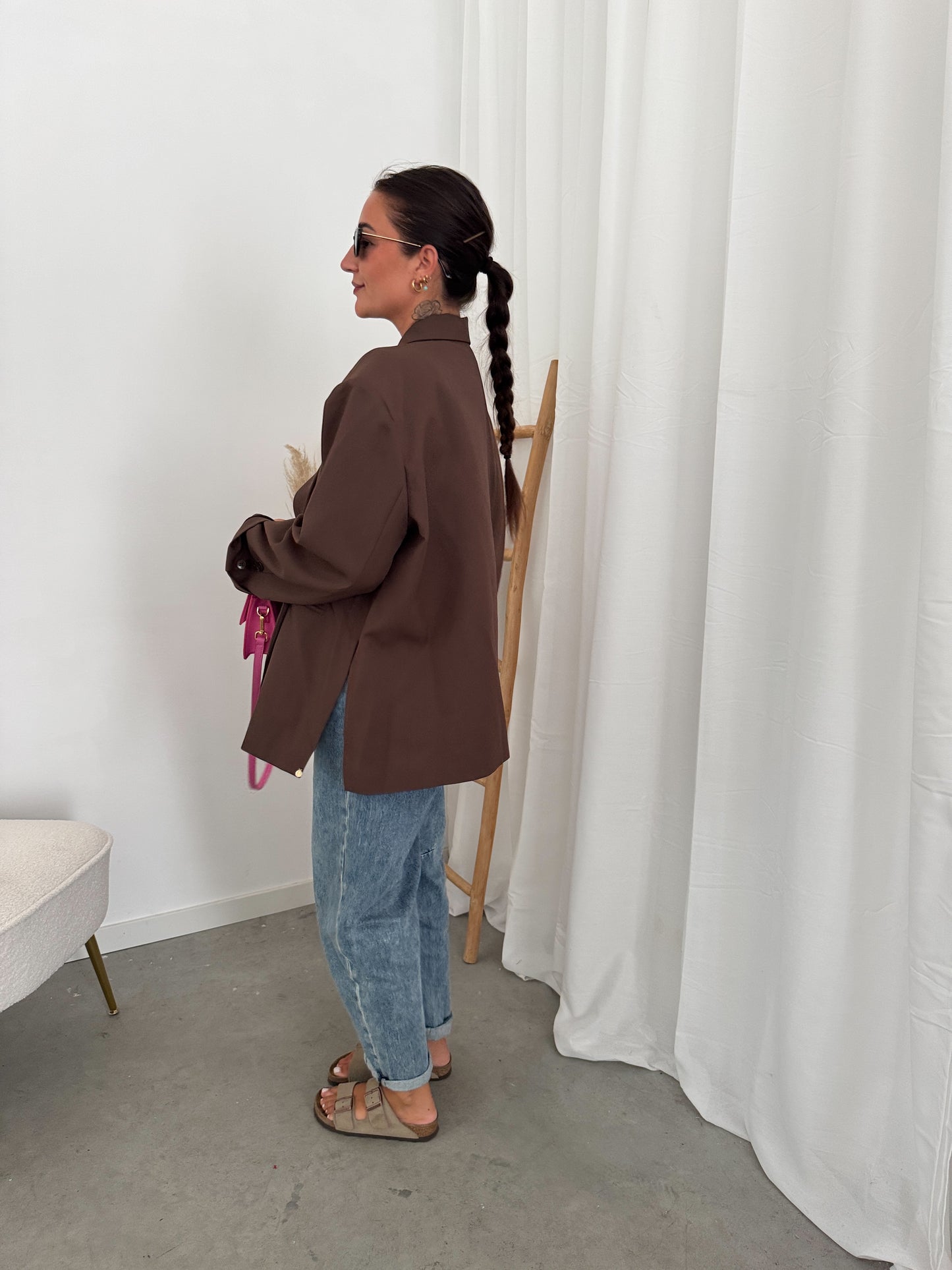 Elli blazer chocolat