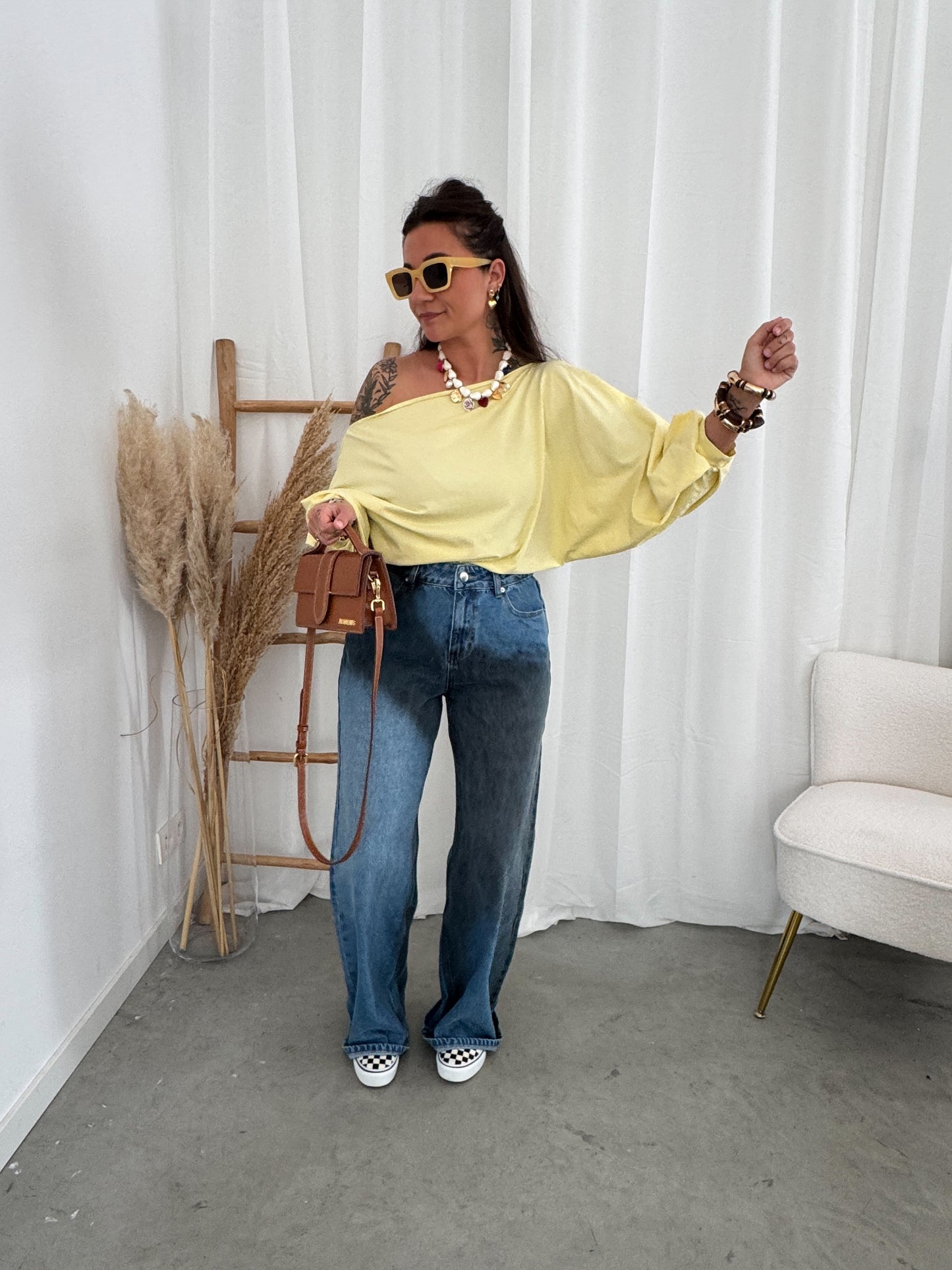 Dalia top yellow