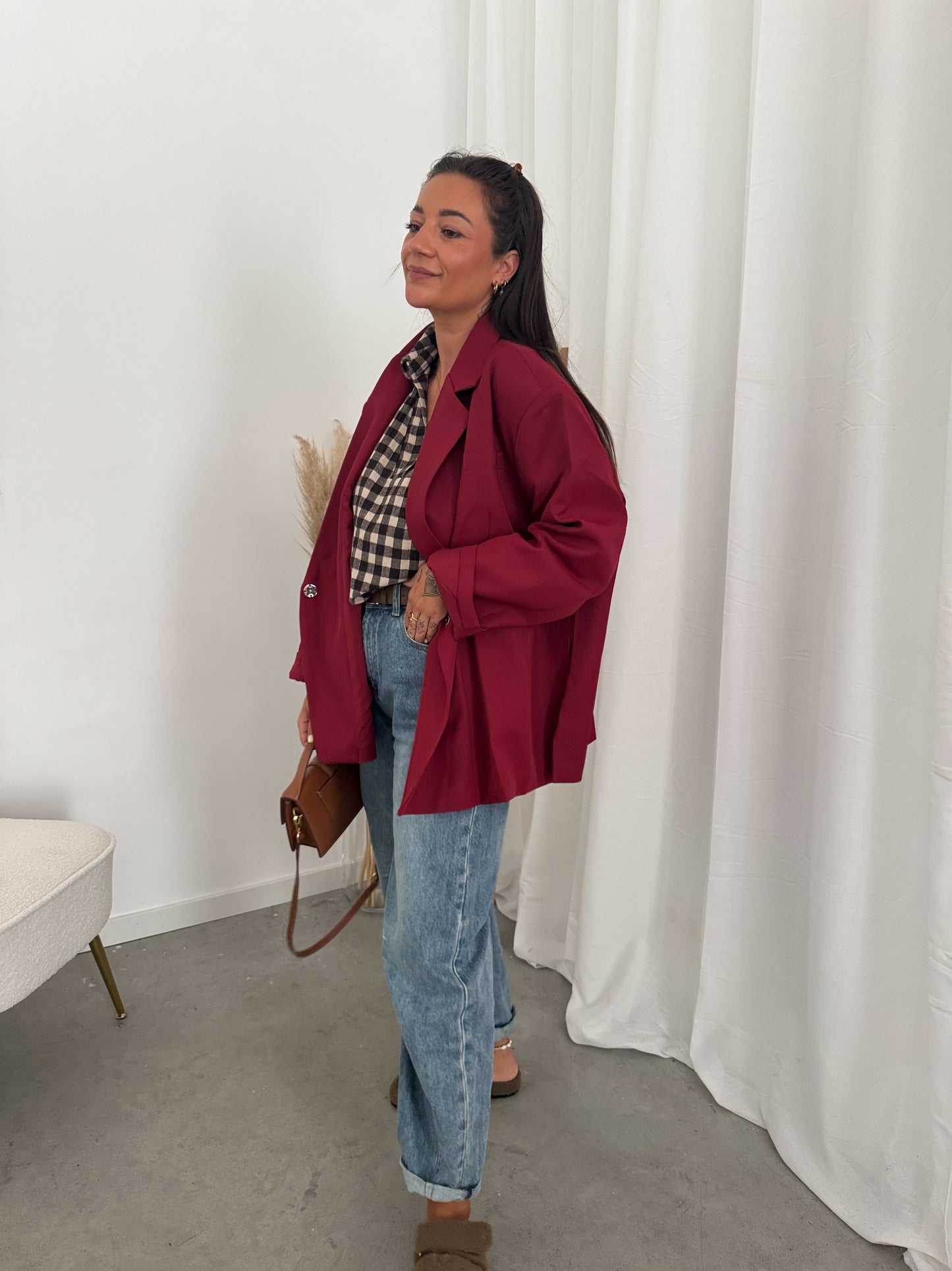 Elli blazer bordeaux