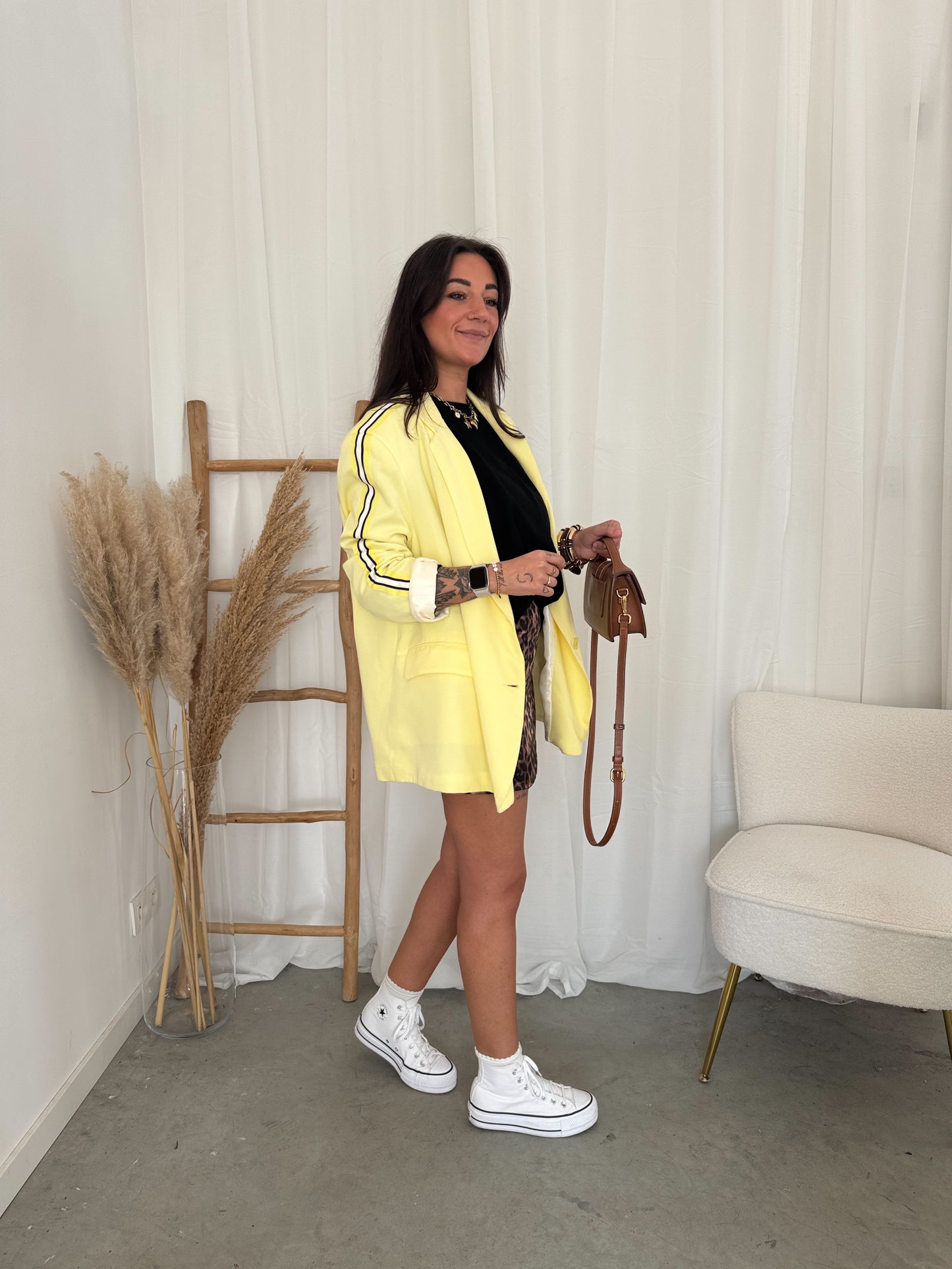 Sporty blazer yellow