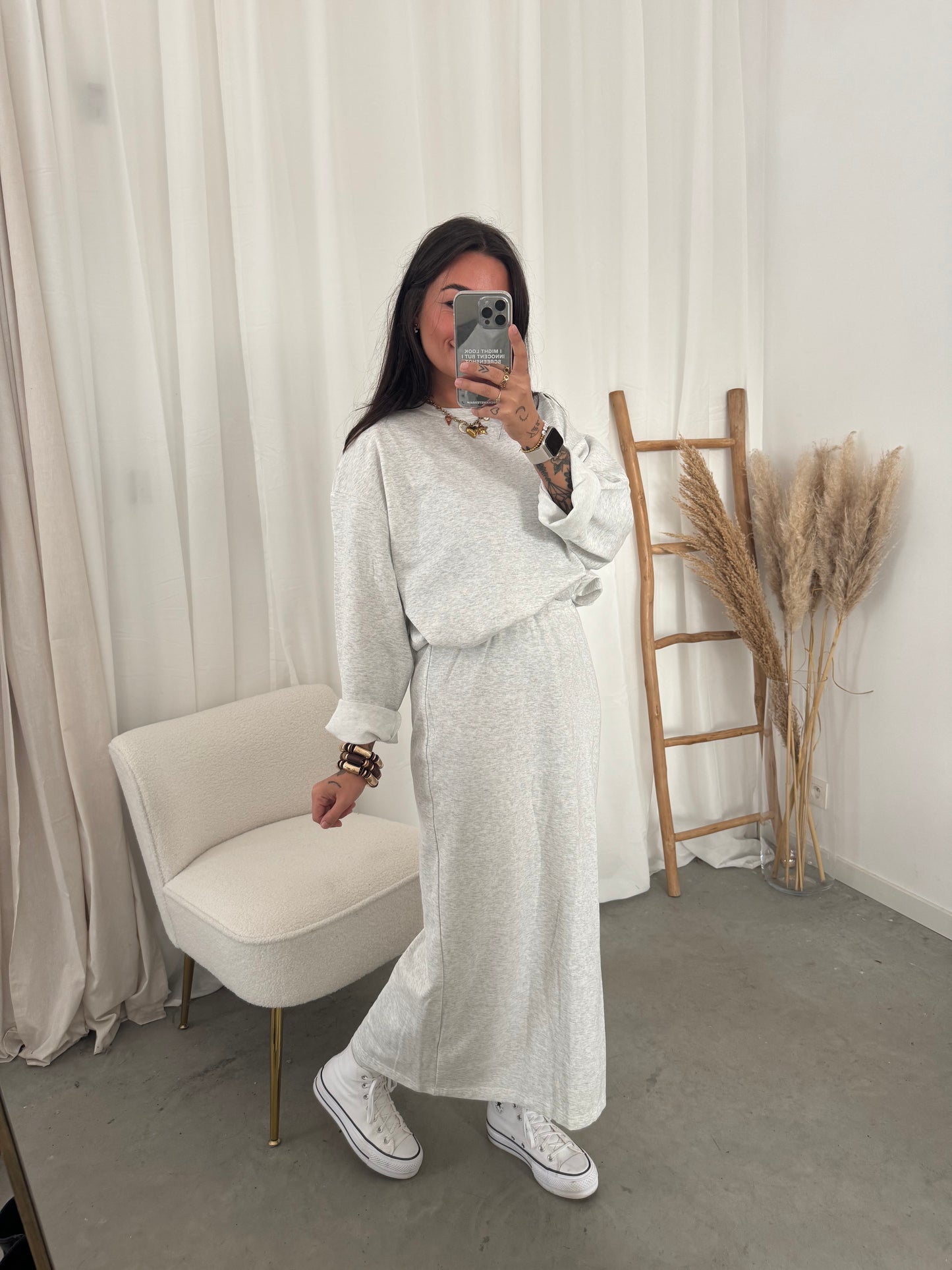 Sally skirt grey