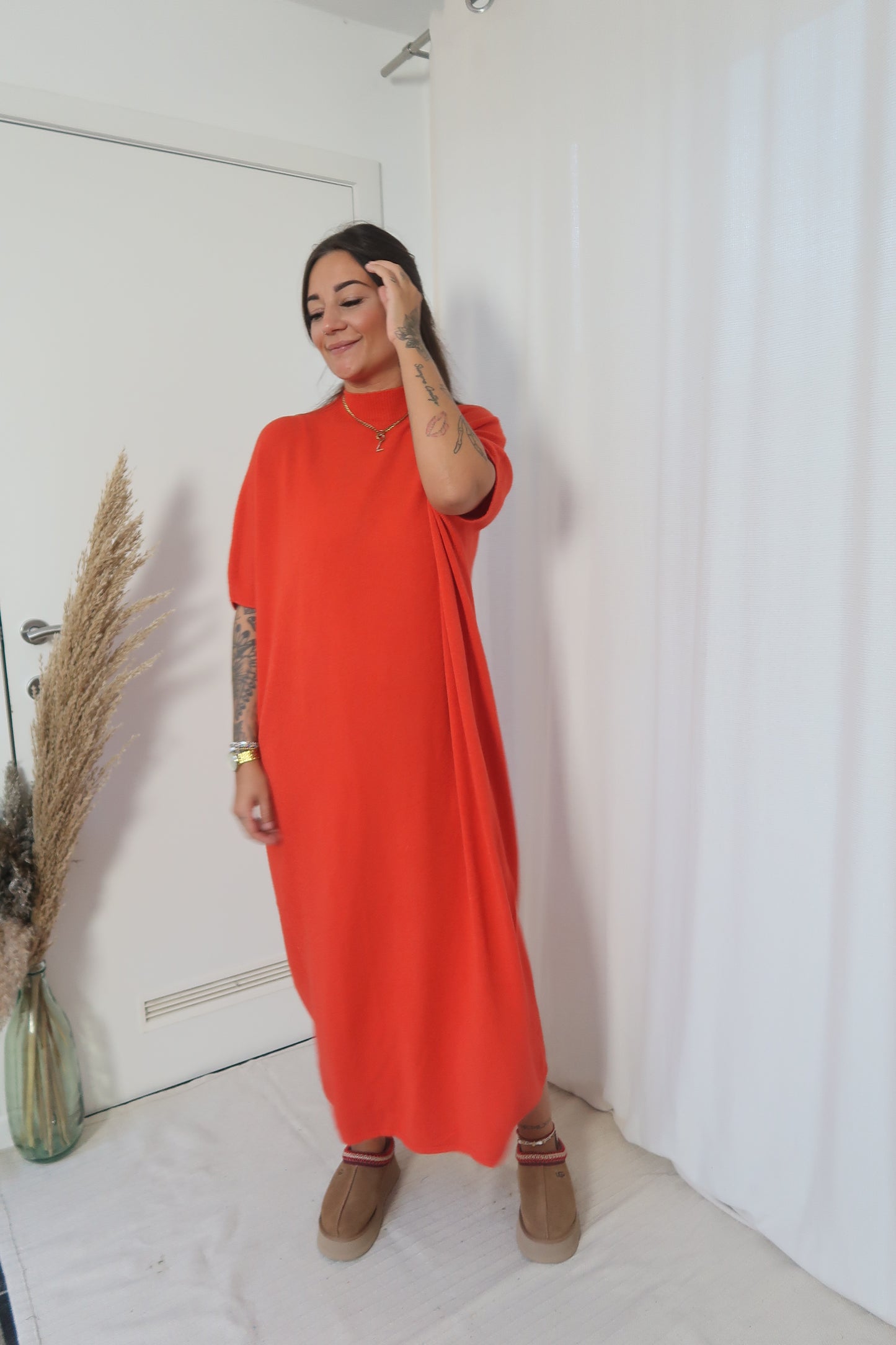 Lima dress red