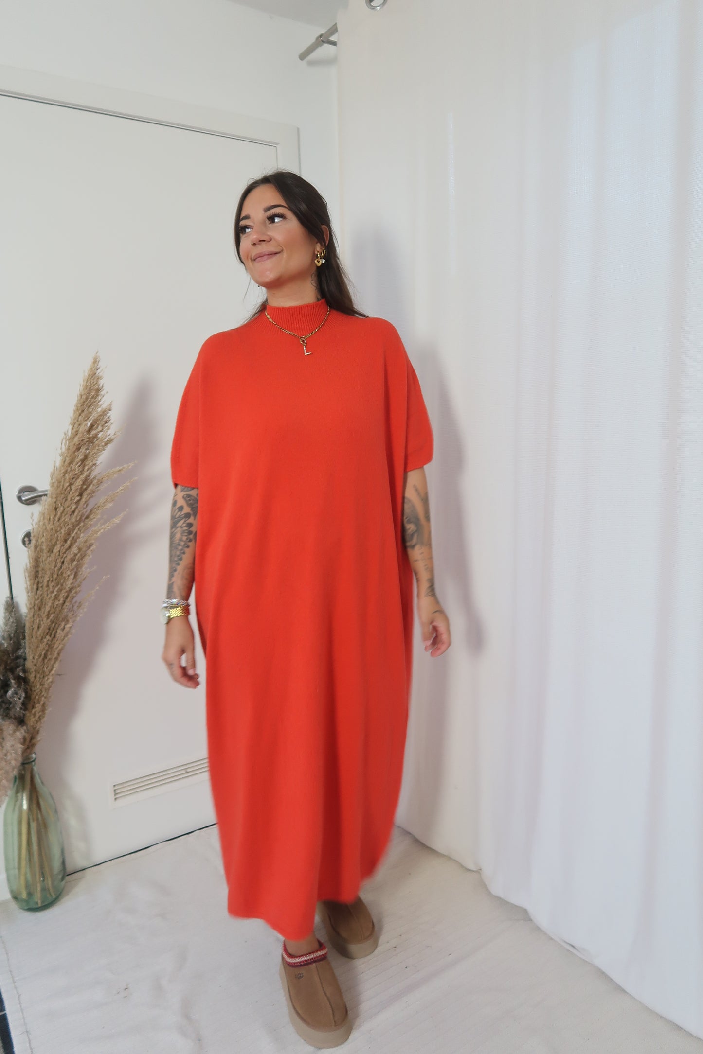 Lima dress red
