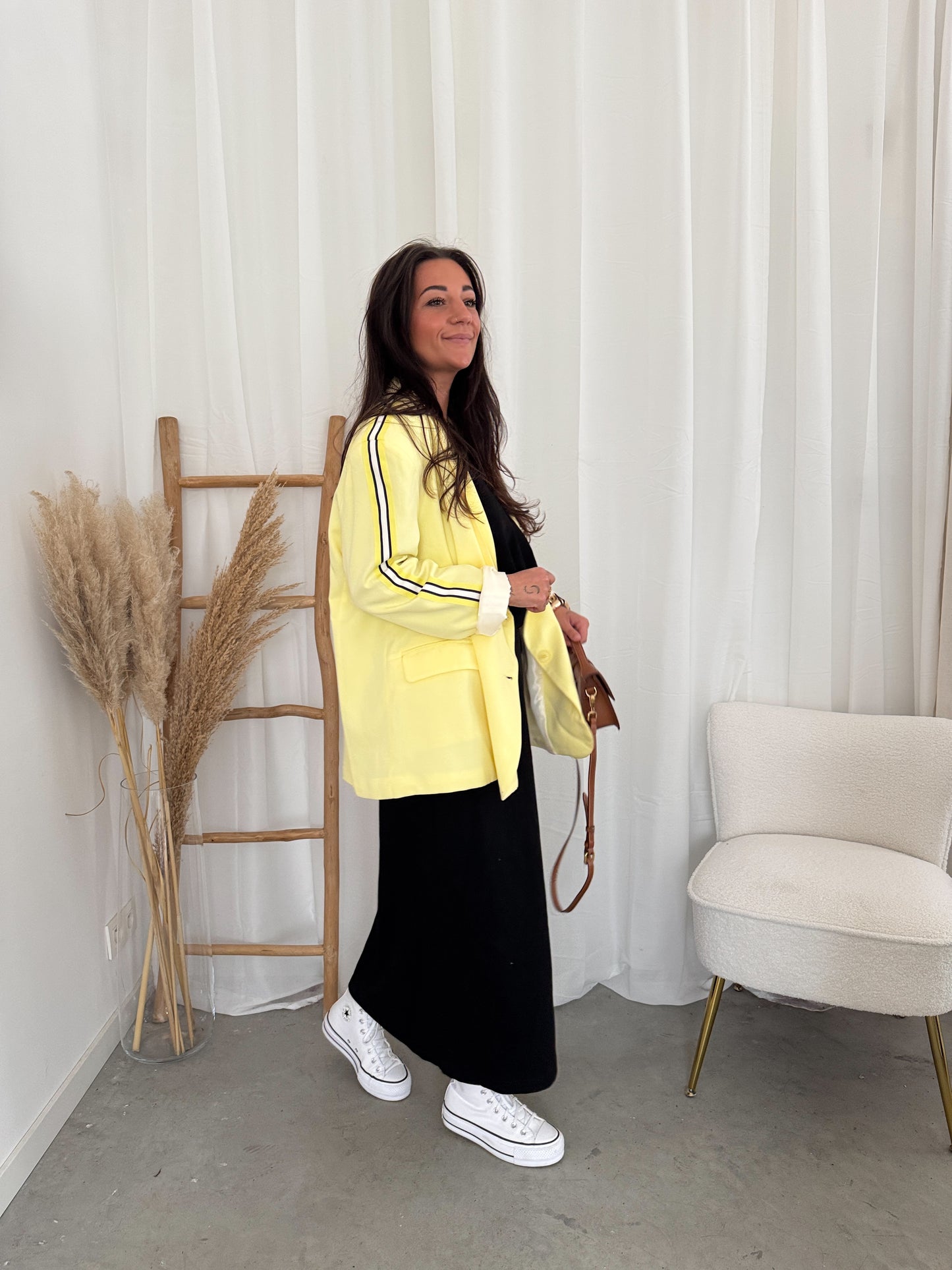 Sporty blazer yellow