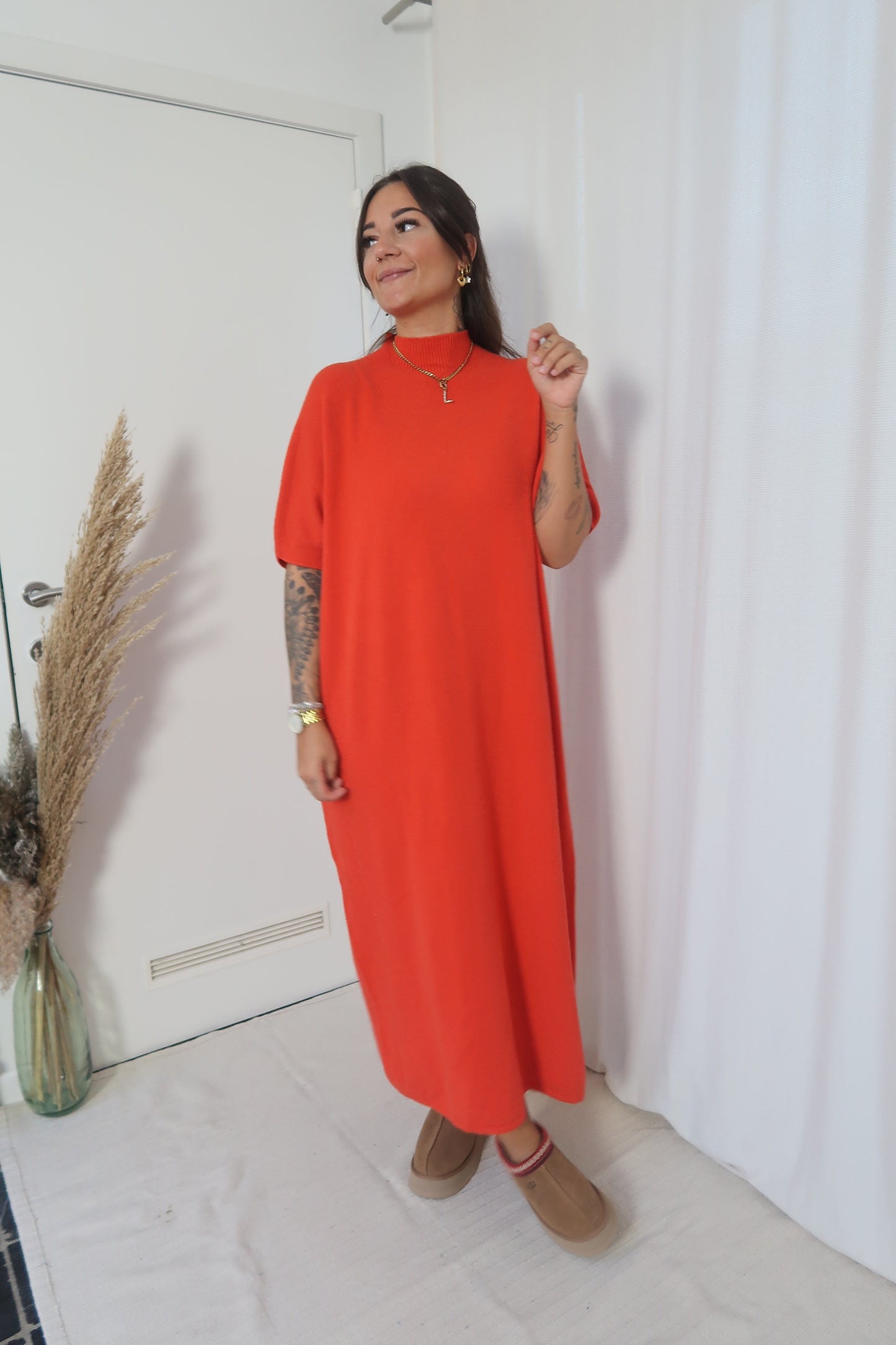 Lima dress red