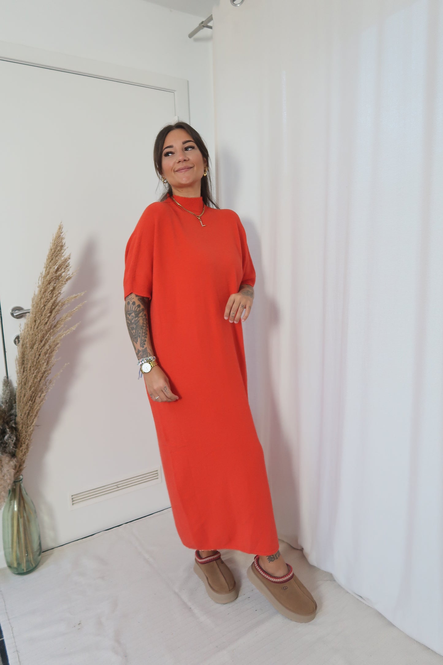 Lima dress red