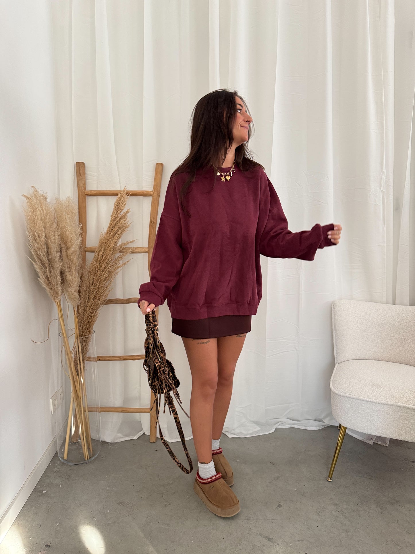 Elly skort bordeaux