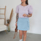 Cargo mini skirt blue