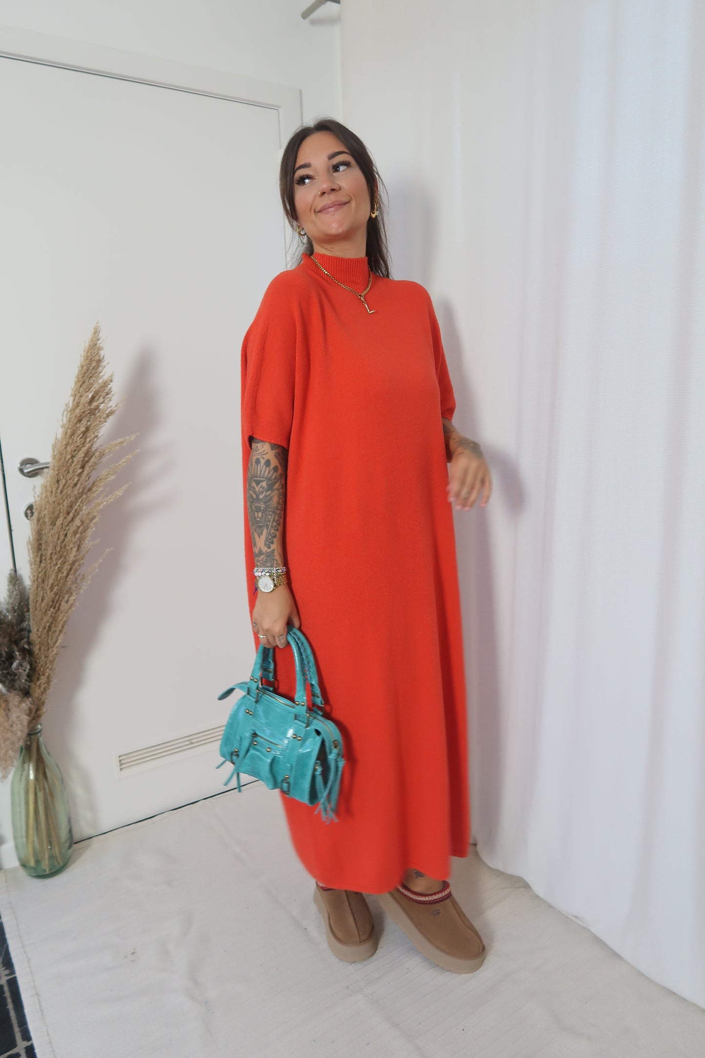 Lima dress red