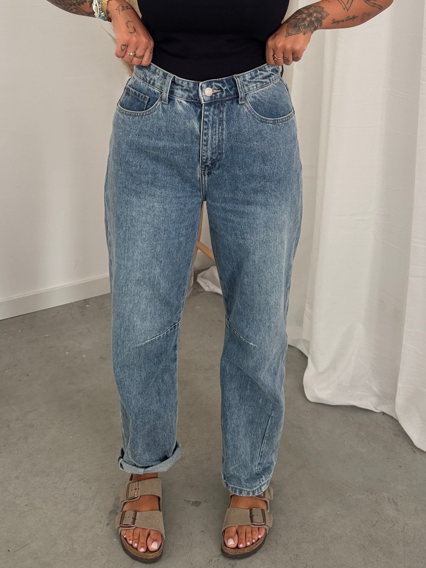 Soft balloon jeans