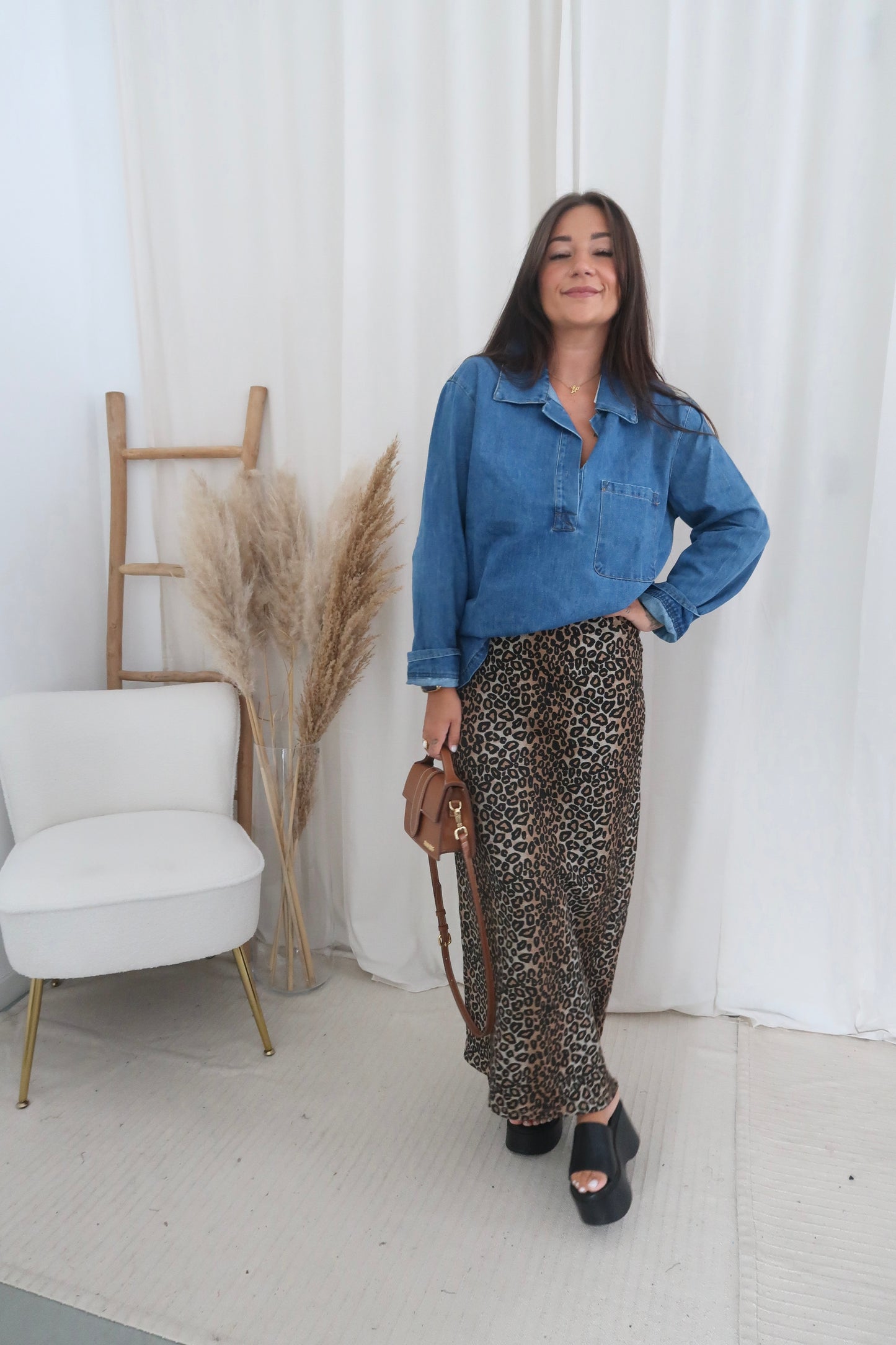 Noor denim shirt