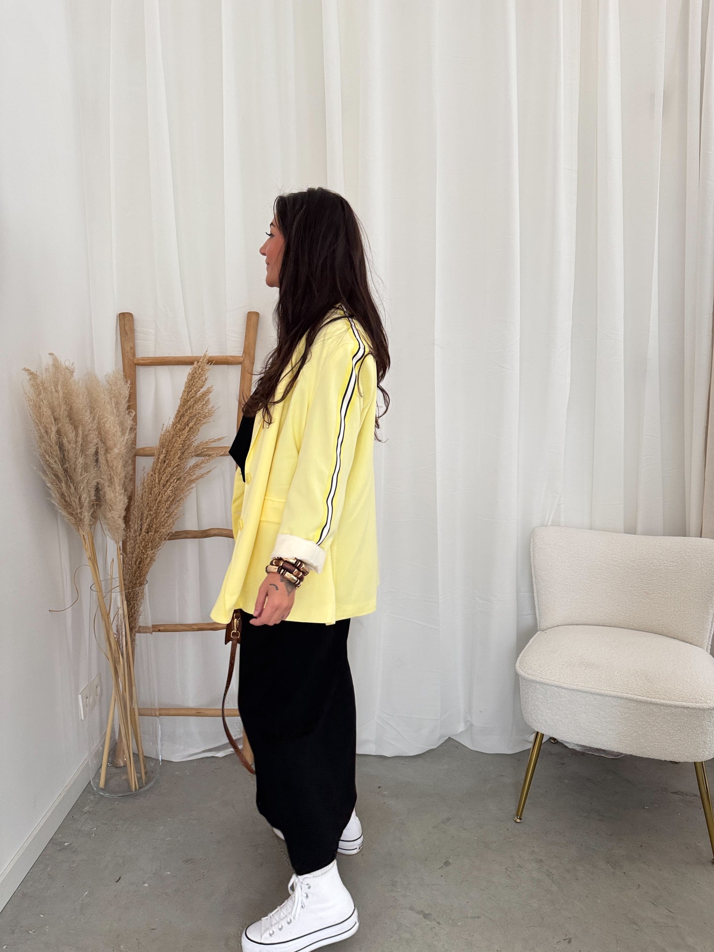 Sporty blazer yellow