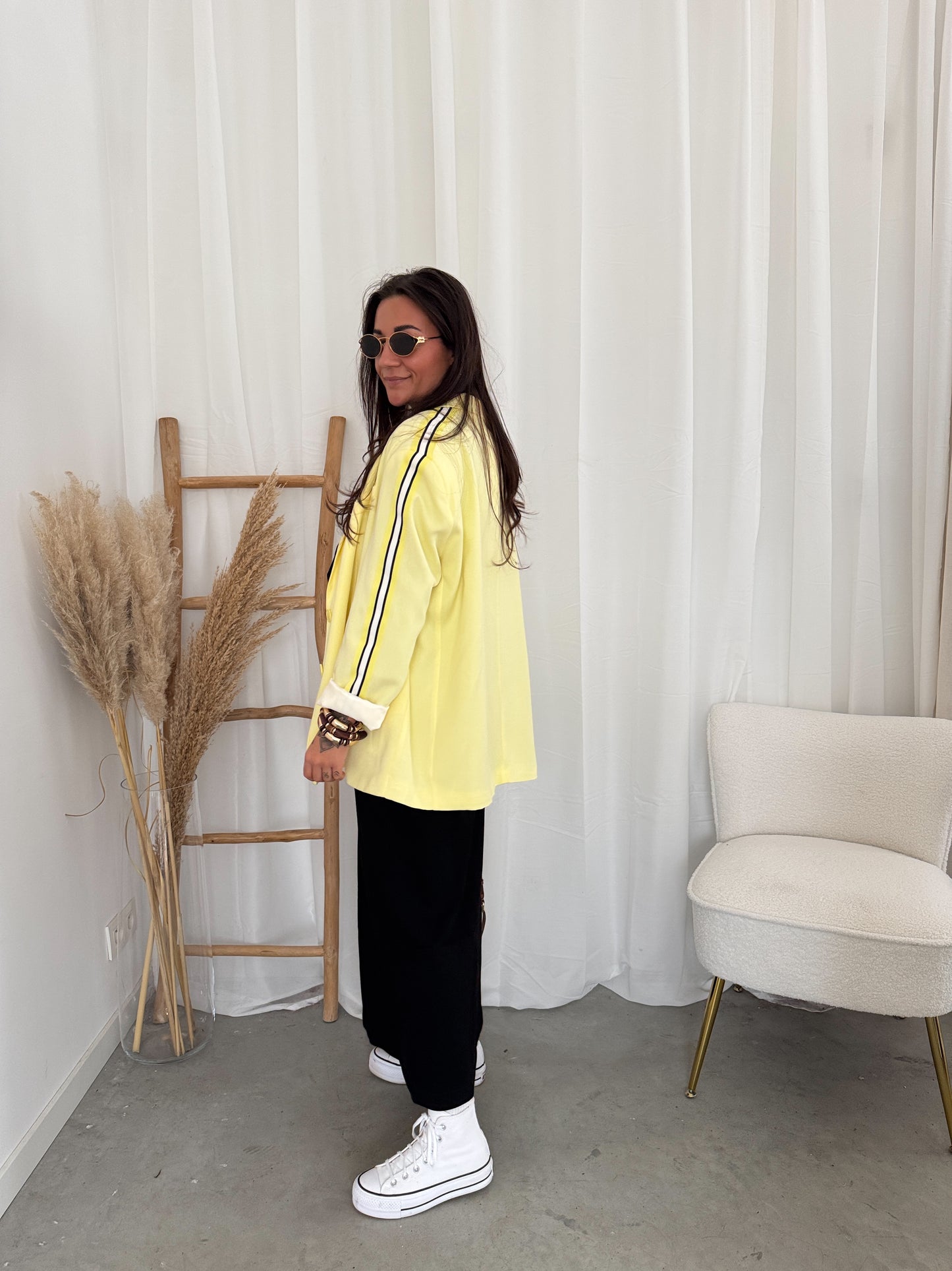 Sporty blazer yellow