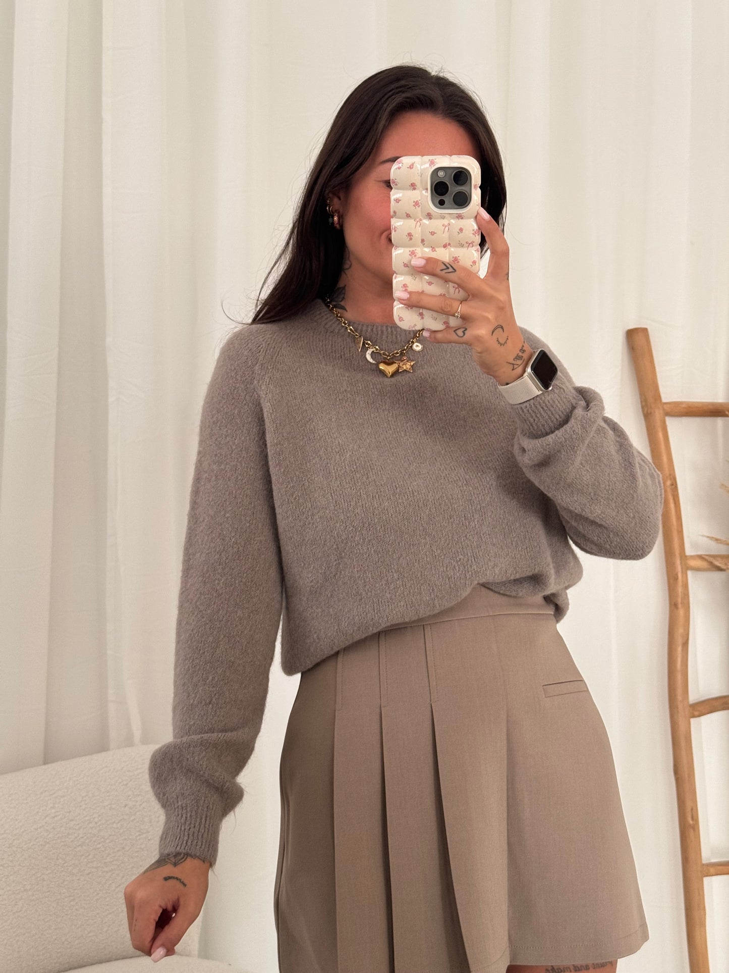 Annabel pull taupe
