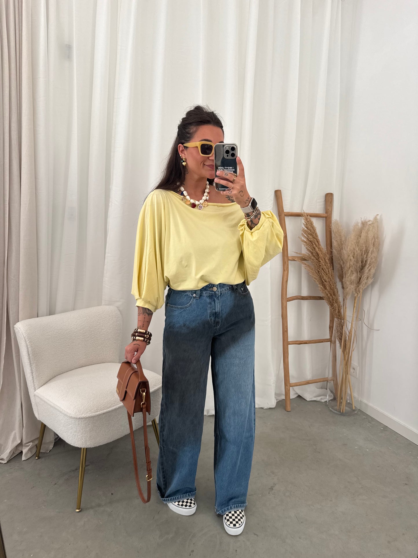 Dalia top yellow