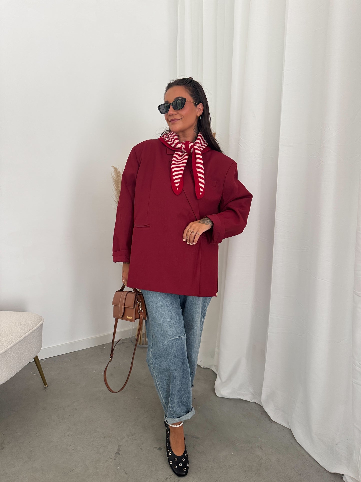 Elli blazer bordeaux