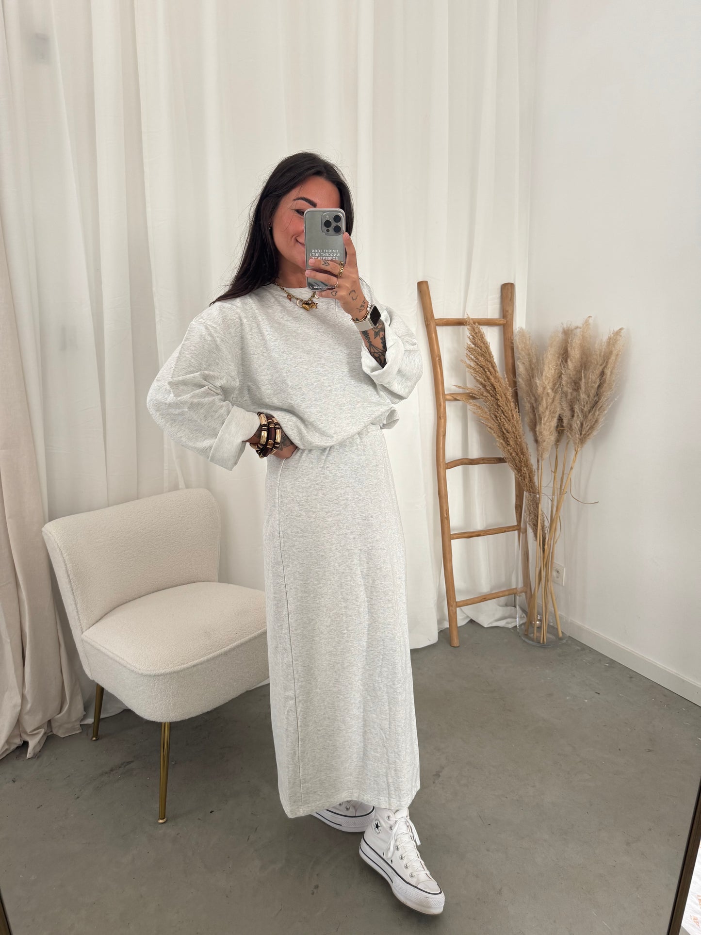 Sally skirt grey