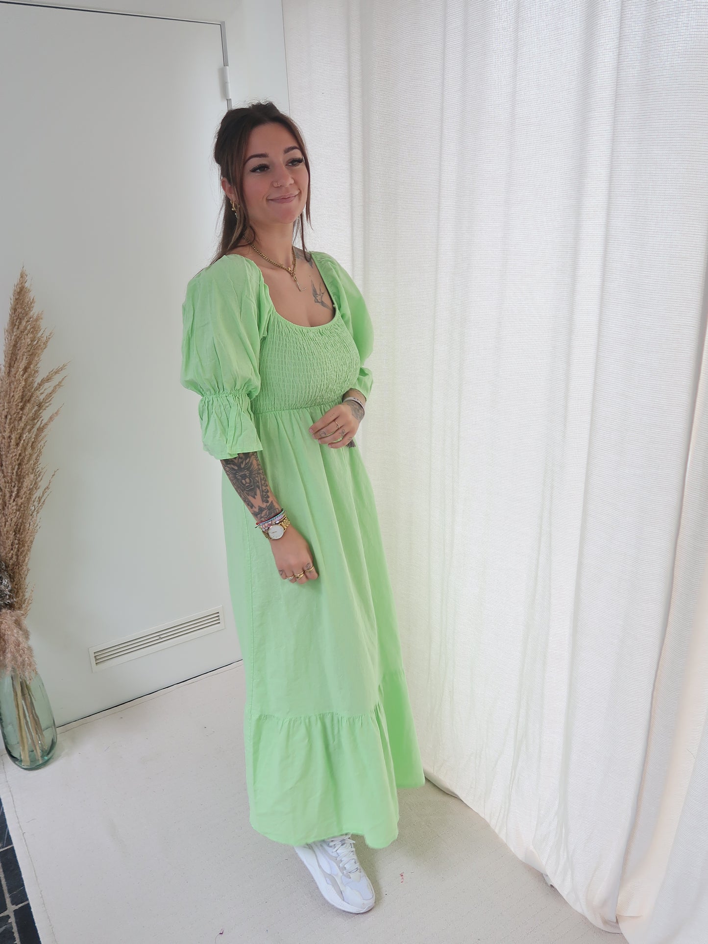 Tiana dress green