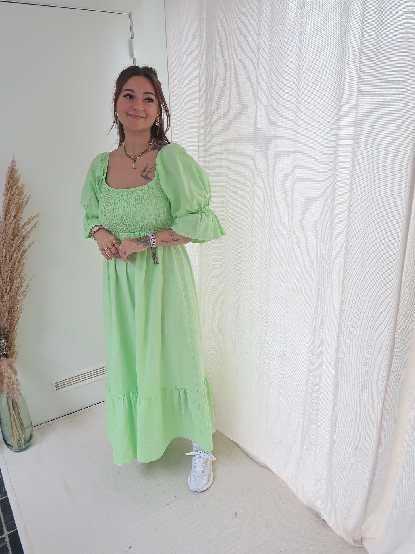 Tiana dress green