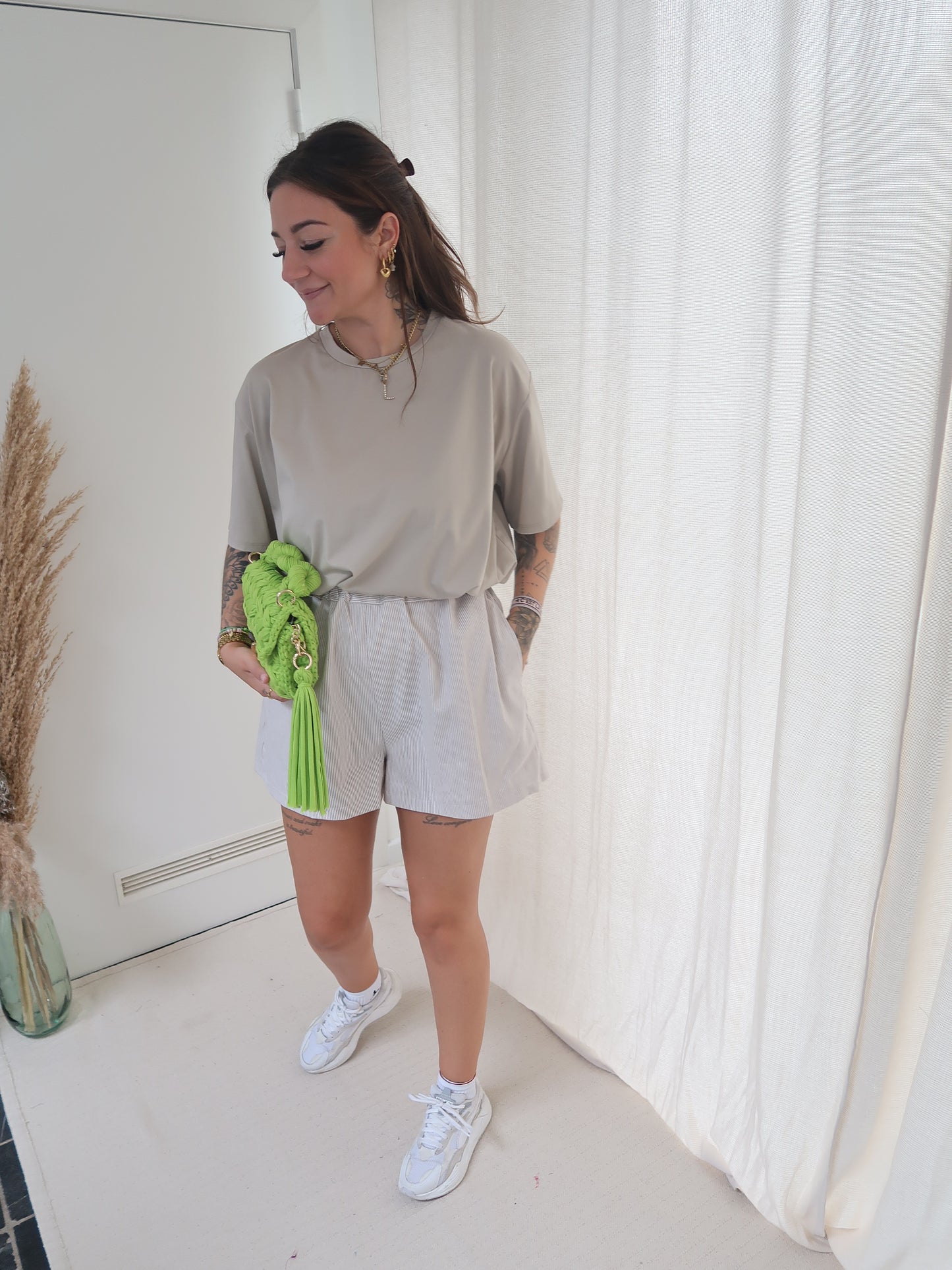 Basic tshirt taupe