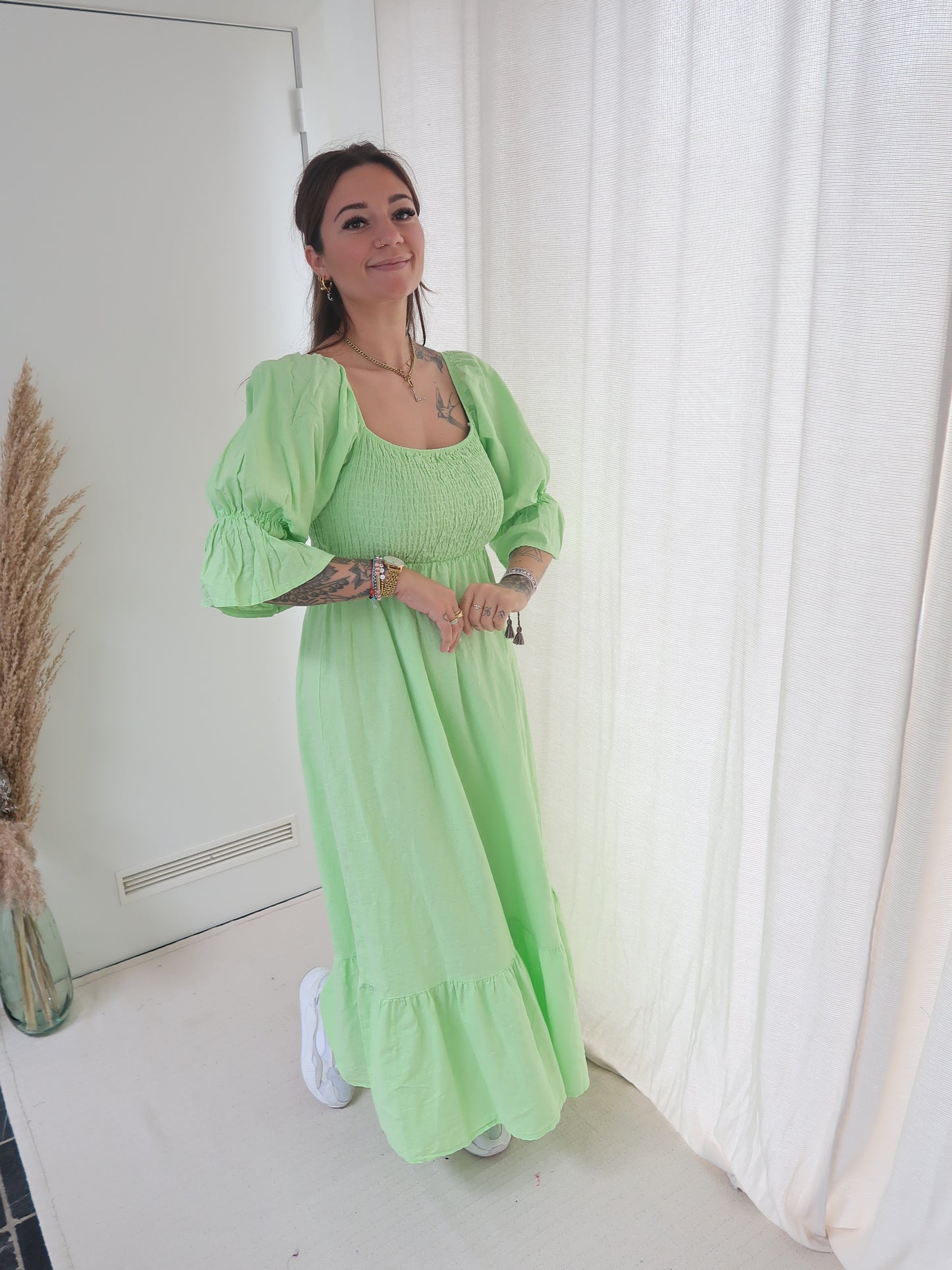 Tiana dress green