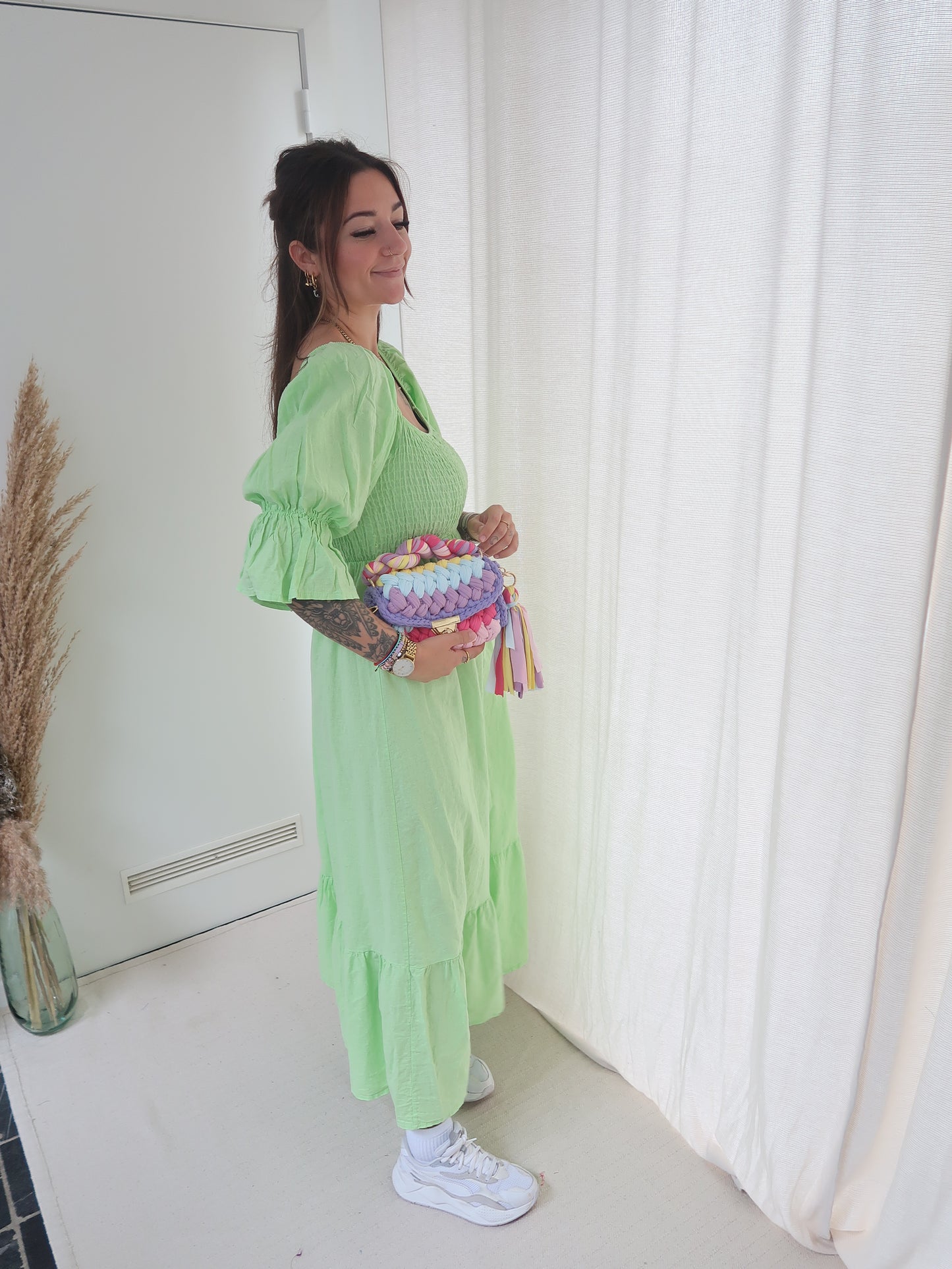 Tiana dress green