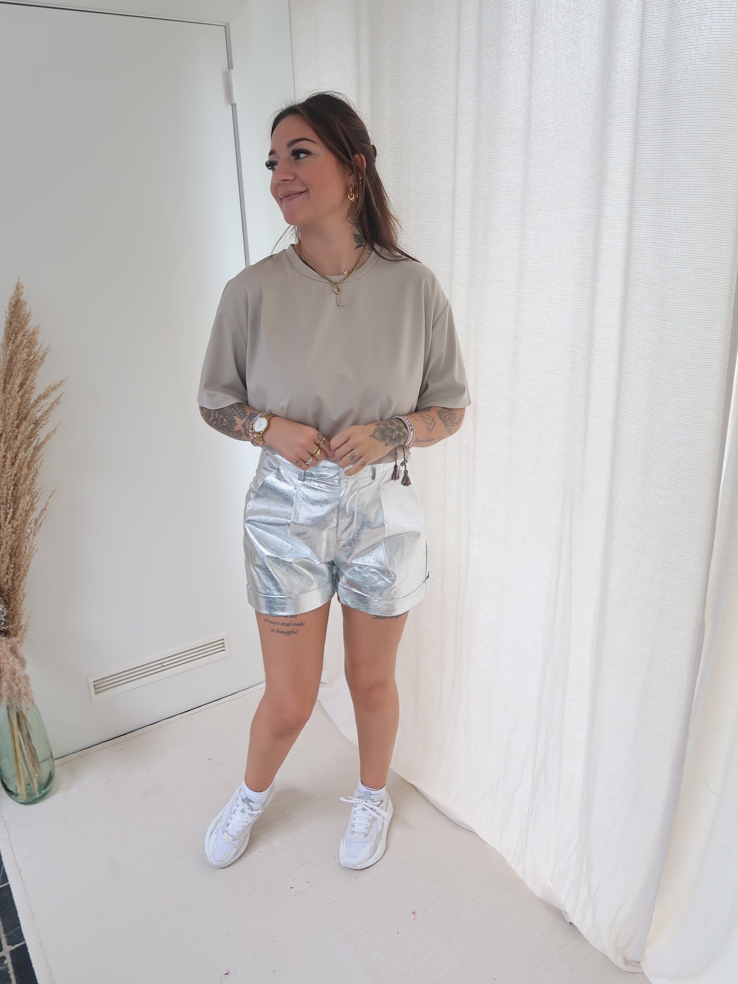 Basic tshirt taupe