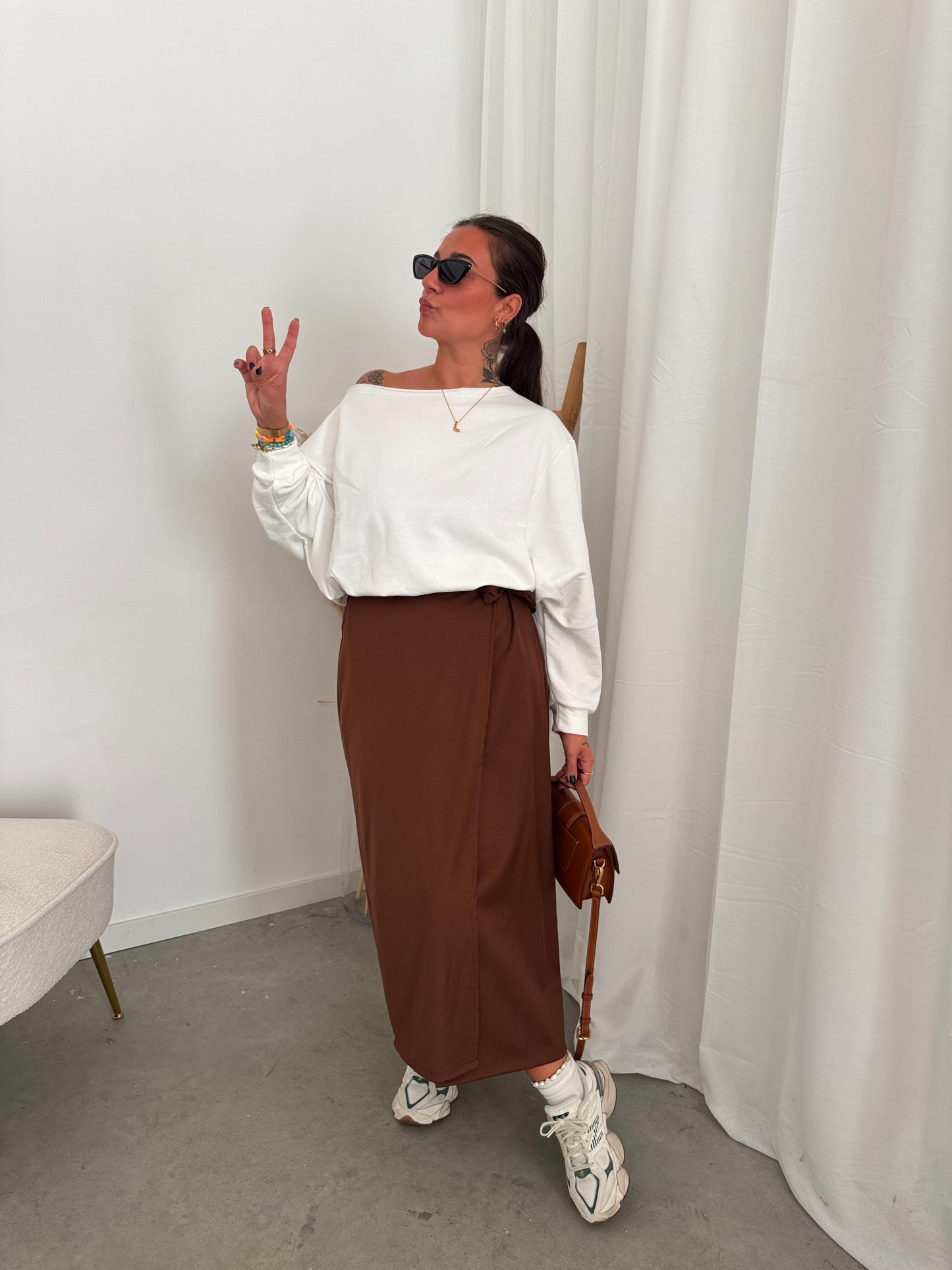 Sam sweater white