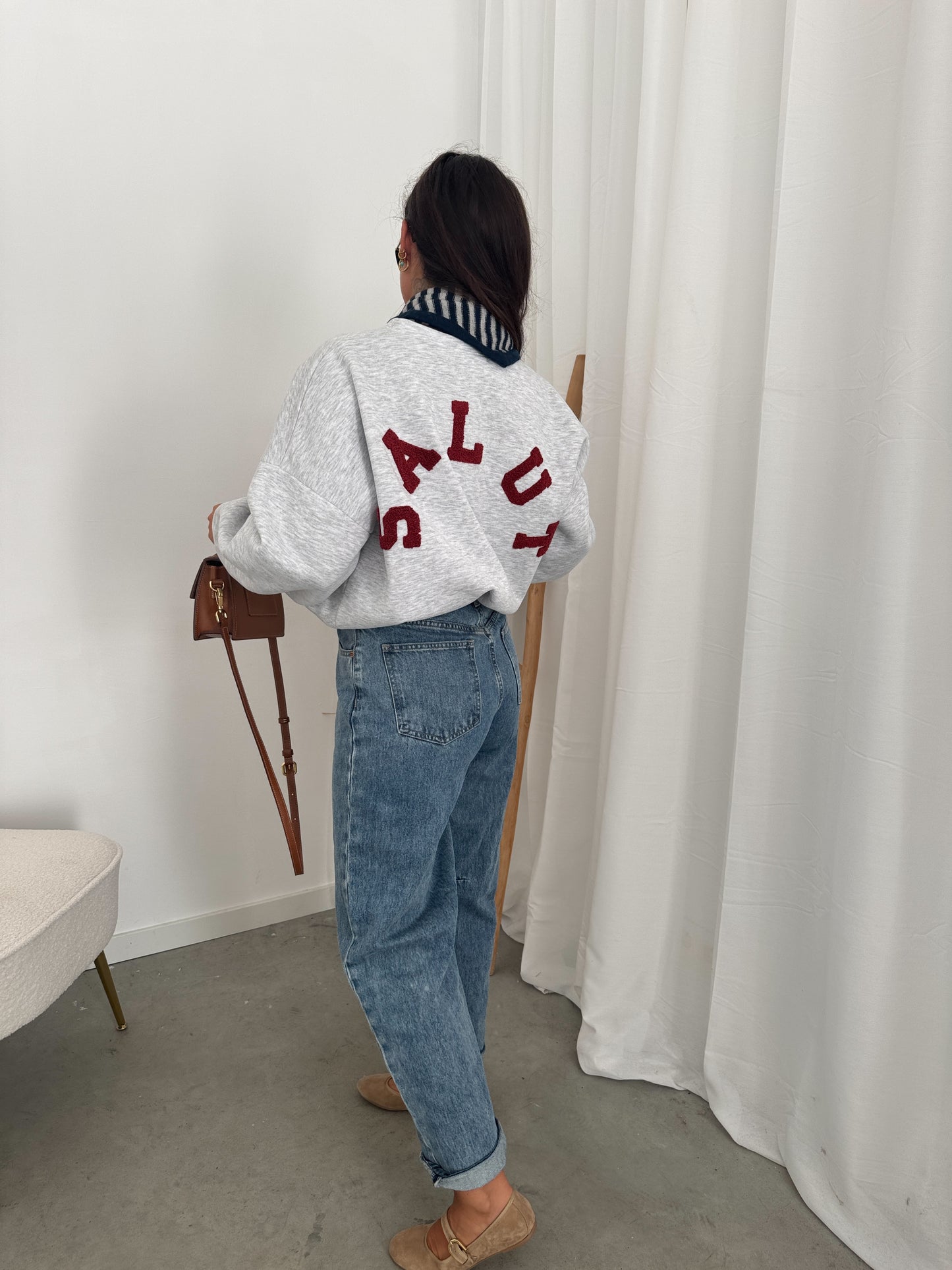 Salut sweater grey