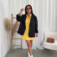 Elle denim dress yellow