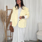 Oversized blazer butteryellow