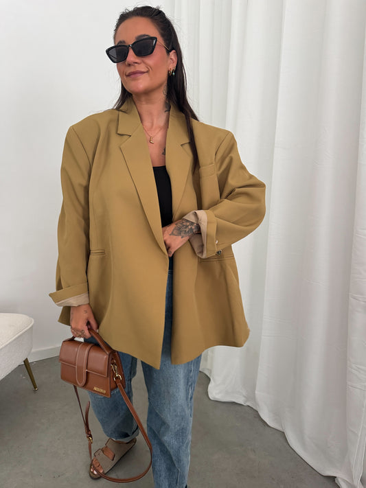 Elli blazer moutard