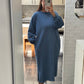 PL sweaterdress blauw