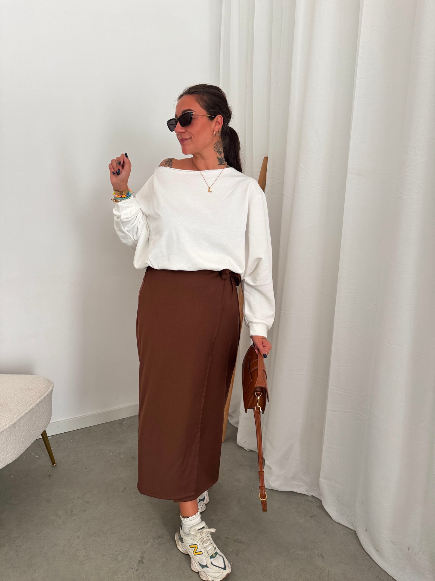 Sam sweater white