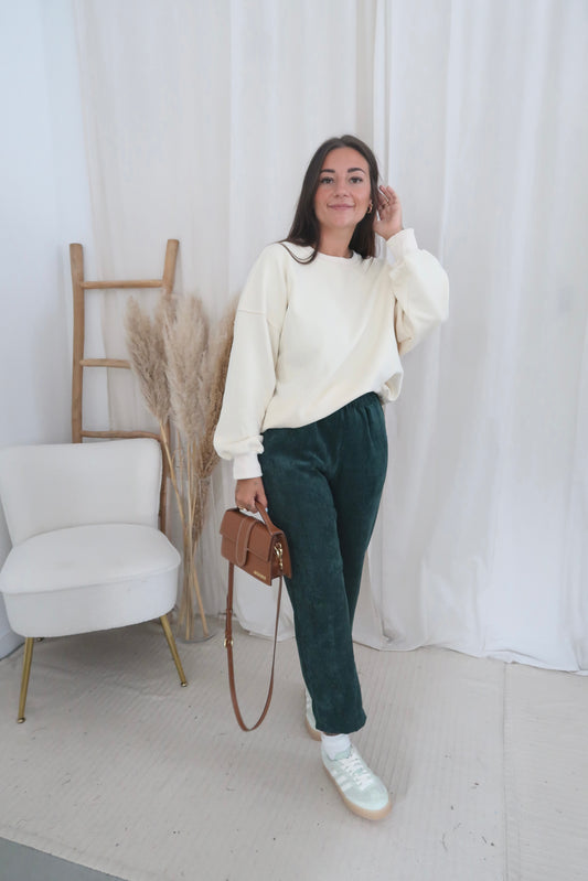 Corduroy pants green