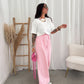 Evie wide pants pink