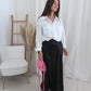 Maxi silk skirt