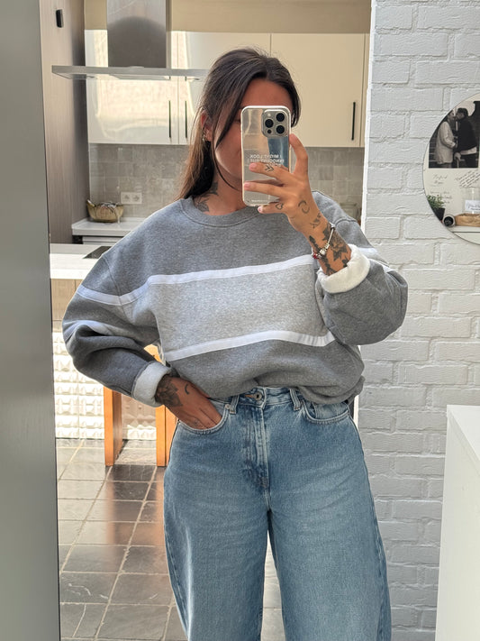 PL oversized striped sweater