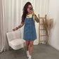 Flower salopette dress
