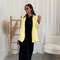 Sporty blazer yellow
