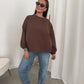 Salut sweater chocolate