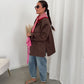 Elli blazer chocolat