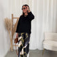 Sally top black