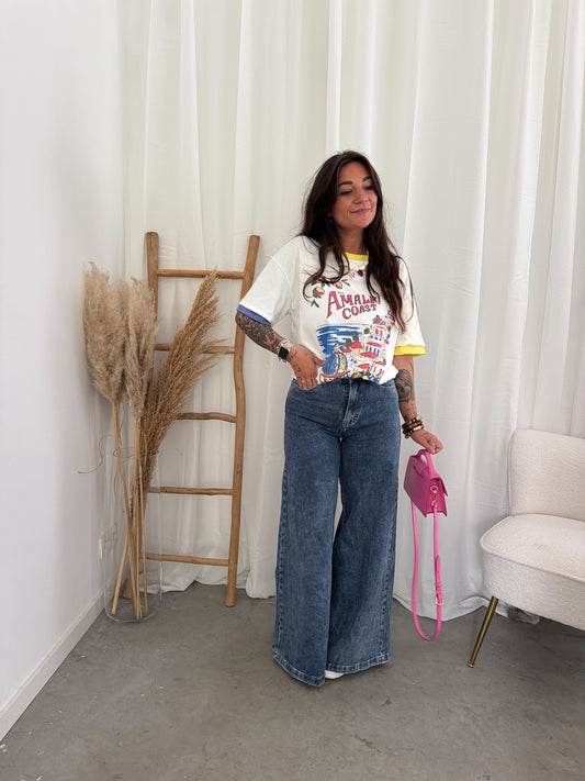 Demi wide leg denim